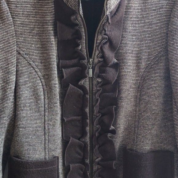 Jacket with Ruffle Detail - Picture 2 of 9